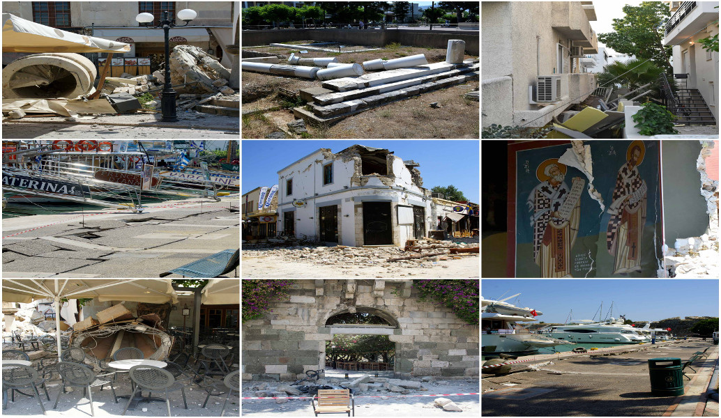 Κως:  Καταγραφή ζημιών μετά τα 6,6R – Ανησυχία για τους τραυματίες