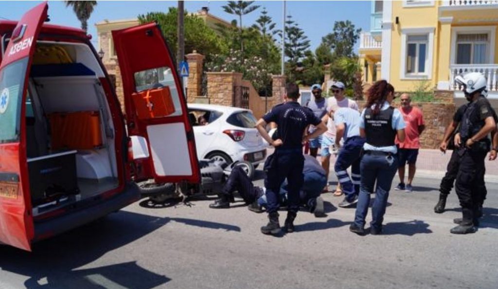 Τραυματισμός του Δημάρχου Χίου σε τροχαίο