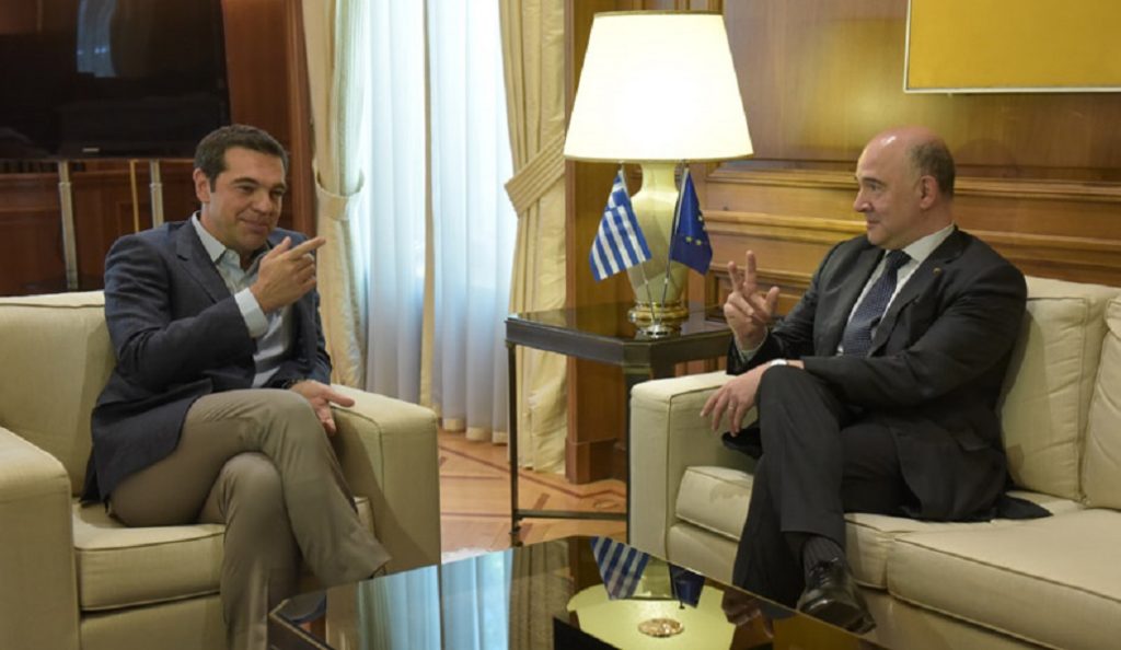 Συνάντηση Αλέξη Τσίπρα – Πιέρ Μοσκοβισί