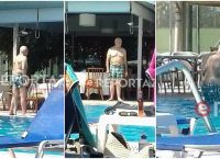 Ο Ακης Τσοχατζόπουλος σε ιδιωτική πισίνα στο Χαλάνδρι (pics)