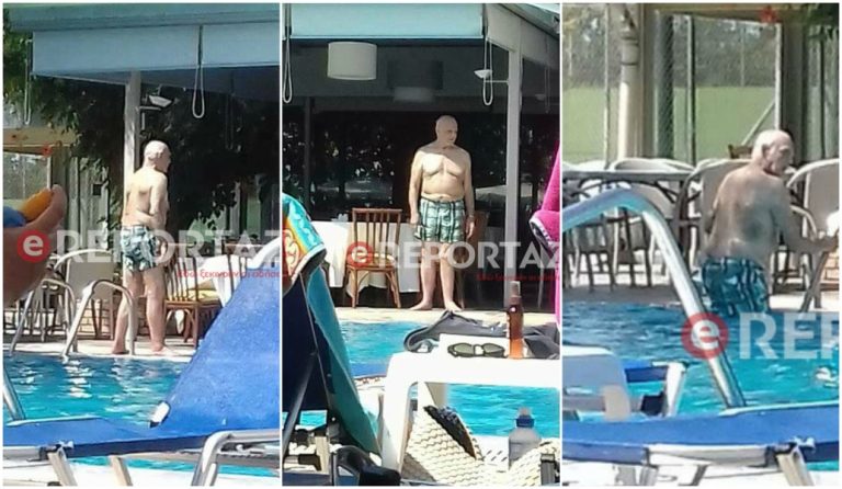 Ο Ακης Τσοχατζόπουλος σε ιδιωτική πισίνα στο Χαλάνδρι (pics)