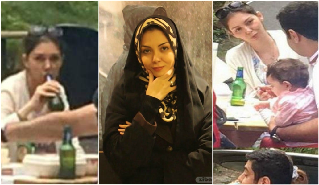 Διάσημη τηλεπαρουσιάστρια του Ιραν χωρίς μαντίλα, πίνει μπύρες στην Ελβετία (pics)