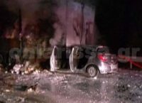 Φρικτό τροχαίο στην Κατερίνη: Συγκρούστηκε με νταλίκα και κάηκε ζωντανός στο ΙΧ του (vid)