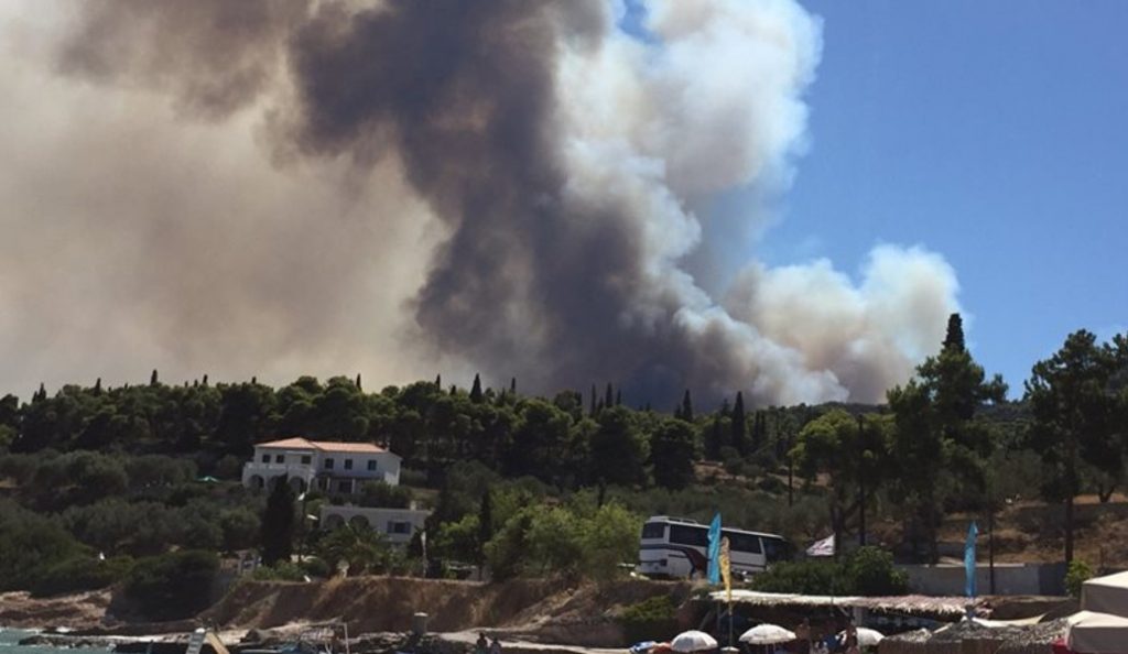 Υψηλός κίνδυνος πυρκαγιάς και σήμερα (χάρτης)