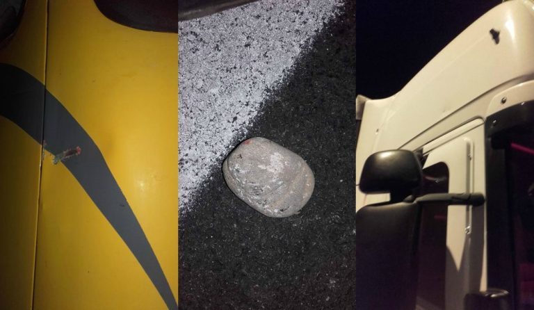 Μεσολόγγι: Ανάστατοι οι οδηγοί στην Ιόνια Οδό – Τους πετούν πέτρες (pics)