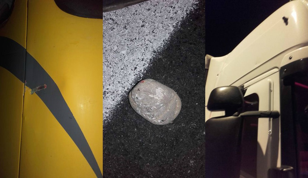 Μεσολόγγι: Ανάστατοι οι οδηγοί στην Ιόνια Οδό – Τους πετούν πέτρες (pics)