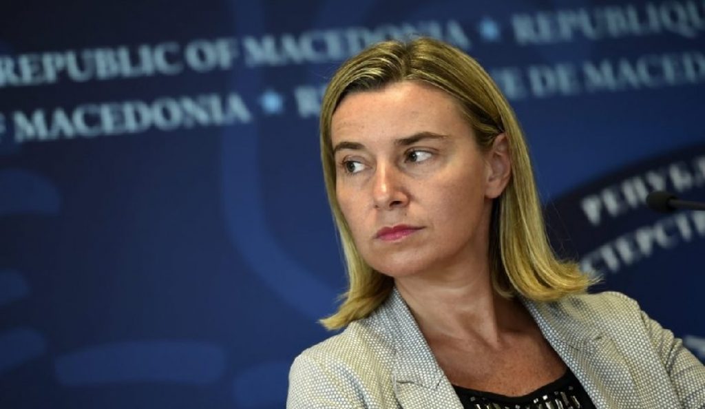 Μογκερίνι: “Eμπιστοσύνη στην ικανότητα των ιταλικών θεσμών για τα συμφέροντα του ιταλικού λαού”