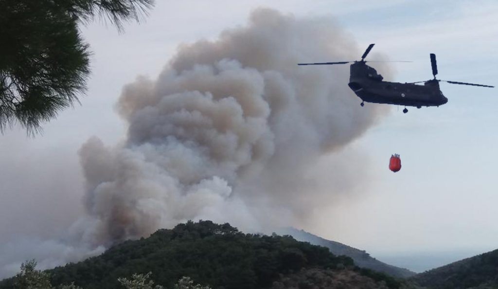 Υπό πλήρη έλεγχο η πυρκαγιά στην Λέσβο