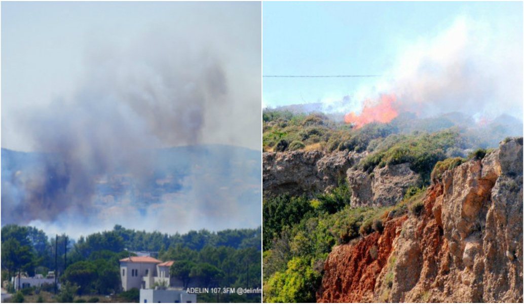 (upd) Μαίνεται η μάχη με τις φλόγες στα Κύθηρα (pics&vid)