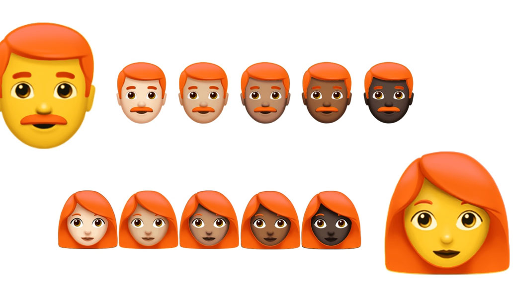Επιτέλους! Emoji και για κοκκινομάλληδες