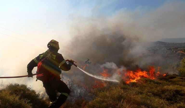 ΦΩΤΙΑ ΤΩΡΑ: Υπό έλεγχο η φωτιά στην Κερατέα