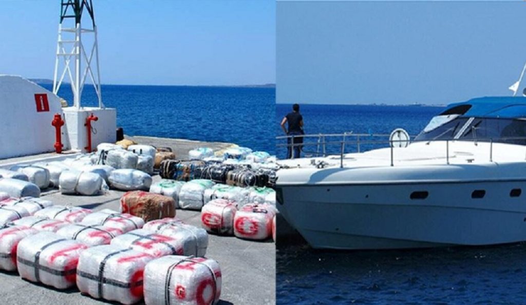 Βρέθηκαν δύο τόνοι ινδικής κάνναβης σε πολυτελή θαλαμηγό στα Κύθηρα