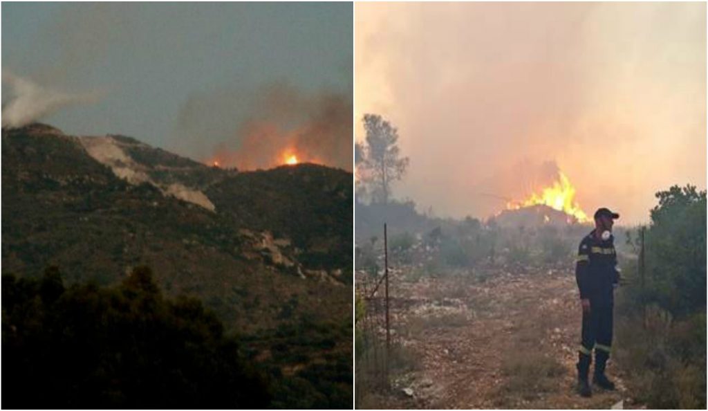 (upd) Για τρίτη μέρα αντιμέτωπη με τον πύρινο εφιάλτη η Ζάκυνθος (pics)