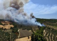 Πυρκαγιά στην Αμαλιάδα: Απειλεί τον οικισμό Περιστέρι – Εκκενώθηκε το χωριό Ανάληψη (pics & vid)