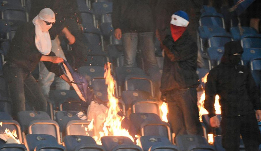 Εικόνες χάους στο Χέρτα – Χάνσα Ρόστοκ (pics)