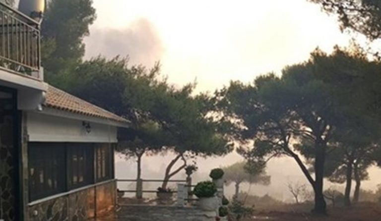 Απειλείται το χωριό Κοιλιωμένο στη Ζάκυνθο – Οι φλόγες κατευθύνονται στα σπίτια