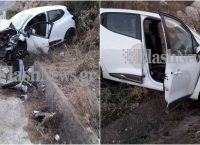 Τροχαίο στην Κρήτη με εγκλωβισμό οδηγού και τραυματίες (pics)