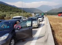 Μποτιλιάρισμα στην Εγνατία οδό εξαιτίας ενός σκύλου (pics)