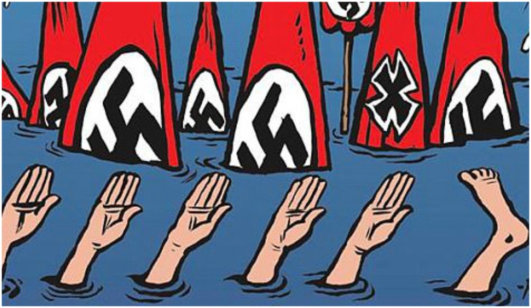 Charlie Hebdo: Ο Θεός υπάρχει: Επνιξε τους νεοναζί στο Τέξας! (pic)