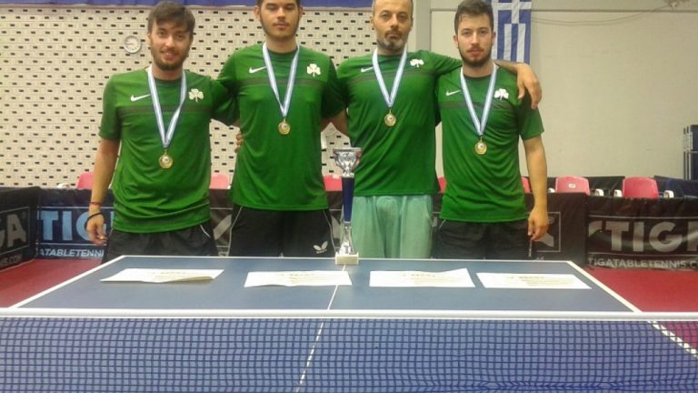 Πινγκ πονγκ: Ο Παναθηναϊκός πήρε το κύπελλο Αττικής επικρατώντας του Ολυμπιακού στο ΣΕΦ