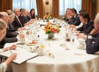 Κυριάκος Μητσοτάκης: Συνάντηση με μέλη της Ελληνικής Ένωσης Τραπεζών