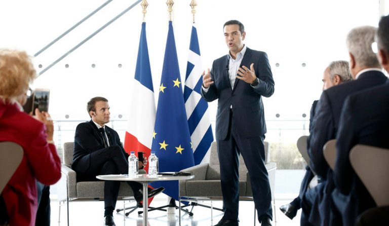 Εμανουέλ Μακρόν σε Αλέξη Τσίπρα: Οι γαλλικές επιχειρήσεις ήταν, είναι και θα είναι στην Ελλάδα