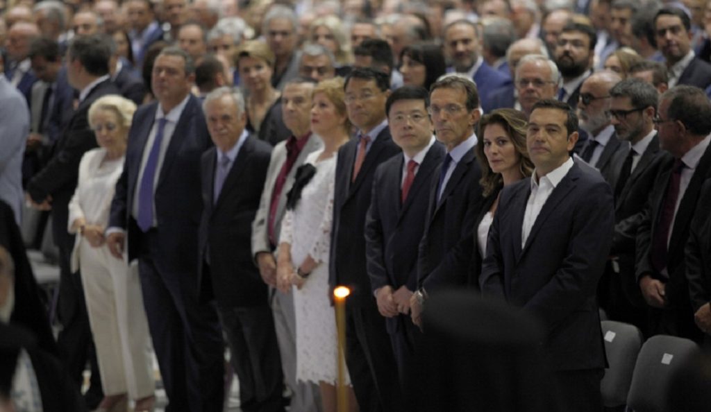 ΔΕΘ 2017: Η Περιστέρα Μπαζιάνα στο πλευρό του Αλέξη Τσίπρα