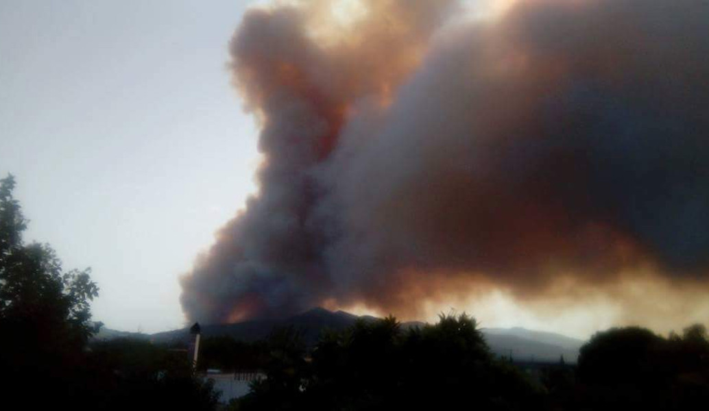 Εκτός ελέγχου η πυρκαγιά στην Αχαΐα: Εκκενώνεται χωριό, κινδυνεύουν σπίτια (pics & vids)