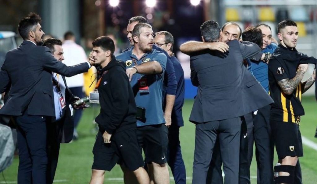 AEK: Οι πανηγυρισμοί των ανθρώπων της ΑΕΚ μετά την πρώτη νίκη στο Europa League (vid)
