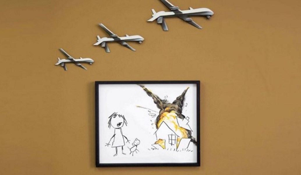 Banksy: Δωρεά σε οργανώσεις υποστήριξης της ειρήνης