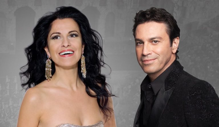 O Μάριος Φραγκούλης συναντά την Angela Gheorghiu στο Ηρώδειο!
