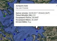 Σεισμός τώρα: Νέα δόνηση στη Λέσβο
