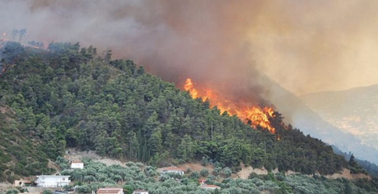 Θάσος: Μαίνεται η πυρκαγιά, ο Τσίπρας στο νησί