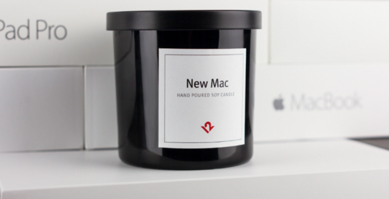 Κερί με άρωμα…. υπολογιστή iMac