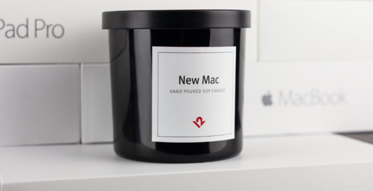 Κερί με άρωμα…. υπολογιστή iMac