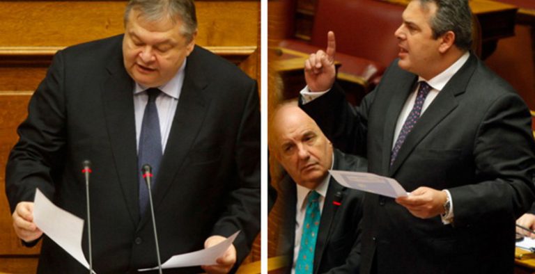 Ο Βενιζέλος διαψεύδει τον Καμμένο για Καλογρίτσα