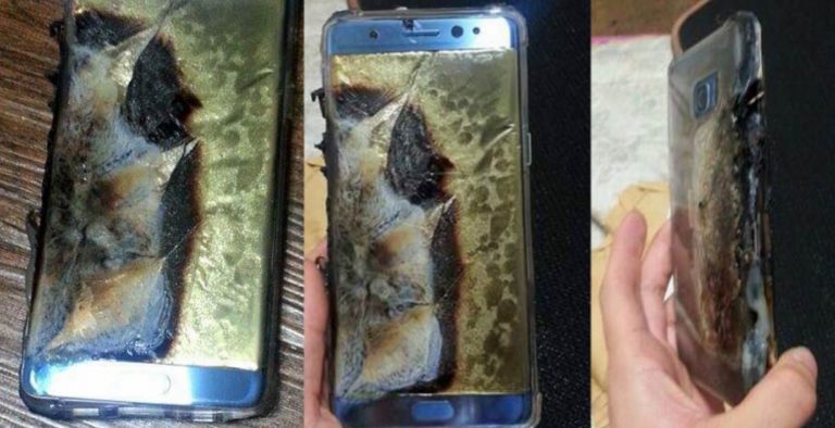 Η φωτιά ”έκαψε” το Galaxy Note 7 της Samsung
