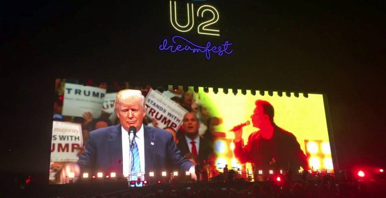 Οι U2 κατά του Donald Trump