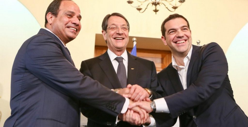 Σύνοδος Ελλάδας-Κύπρου-Αιγύπτου: Ψηλά στην ατζέντα ενέργεια, εμπόριο και ασφάλεια