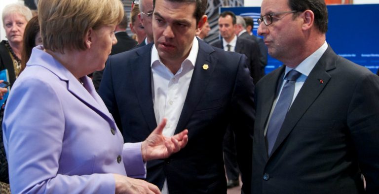 Τα στιγμιότυπα από τις συναντήσεις Τσίπρα με Μέρκελ – Ολάντ