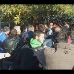 Χαμός έξω από την Πολυτεχνική Σχολή του ΑΠΘ