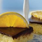 Σιμιγδαλένιος χαλβάς με σοκολάτα και πορτοκάλι