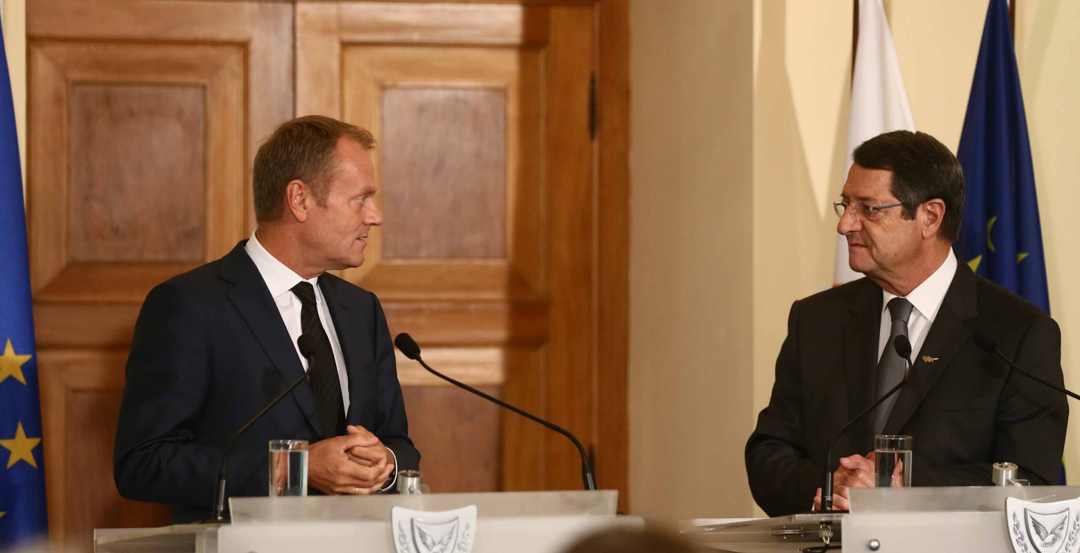 Τηλεφωνική επικοινωνία Αναστασιάδη – Τουσκ