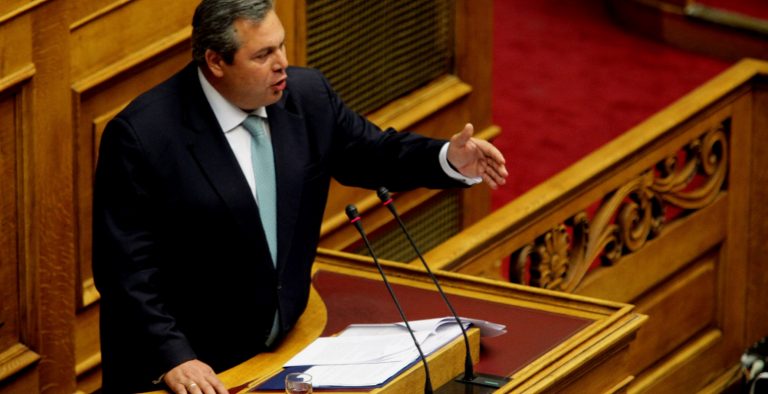 Καμμένος: Μην ελπίζετε ότι θα πέσει η κυβέρνηση