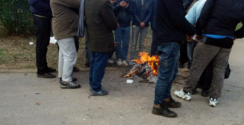 Στο έλεος της κακοκαιρίας οι πρόσφυγες