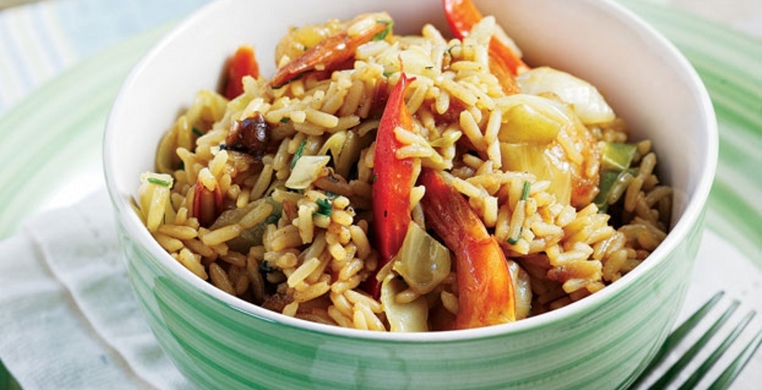 Πιλάφι με γαρίδες