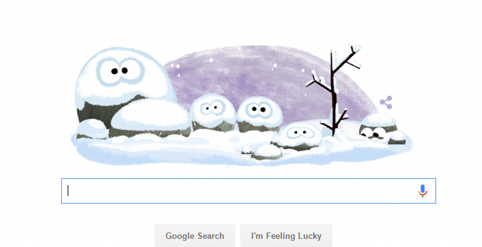 Το doodle της Google: Η μεγαλύτερη νύχτα του χρόνου!