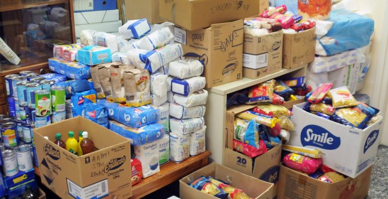 Θεσσαλονίκη: Συγκέντρωση τροφίμων και ειδών πρώτης ανάγκης