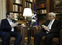 Στον πρόεδρο της Δημοκρατίας ο Τσίπρας