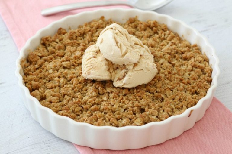 Apple crumble